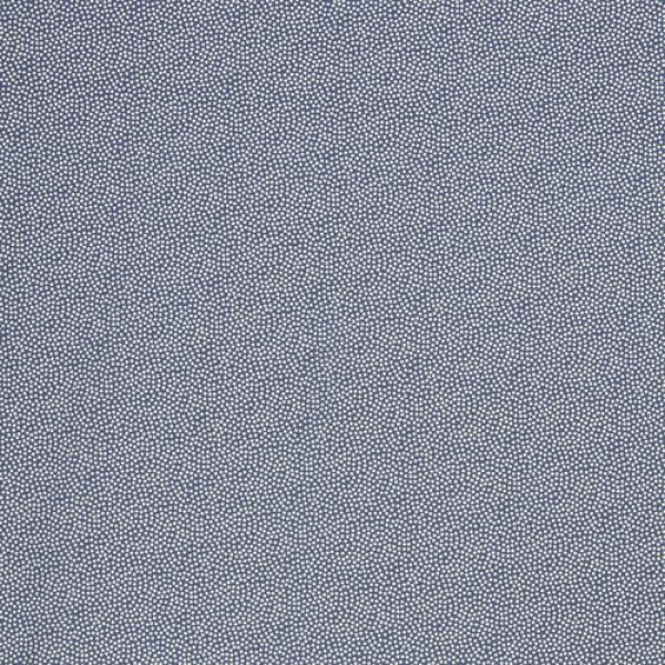 Baumwolle Dotty Jeansblau/Weiß by Swafing